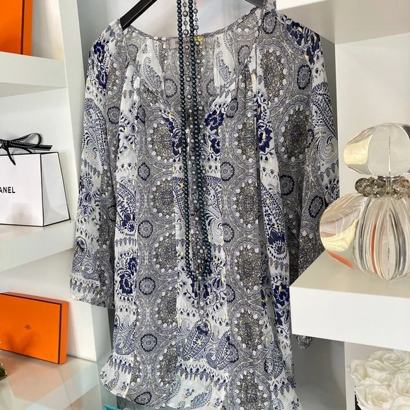 💙 FIGUERCA & FLOWER  Blouse - Picture 4 of 10